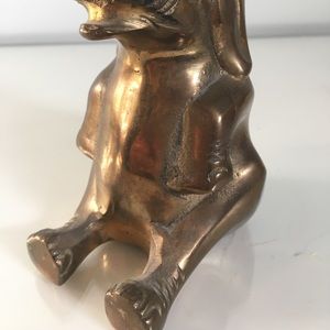 Vintage brass elephant